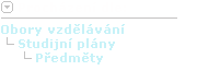 Dle oborů vzdělávání a studijních plánů včetně jejich předmětů